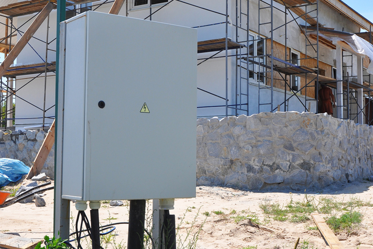 Baustrom bei Electric Arning in Waldkraiburg
